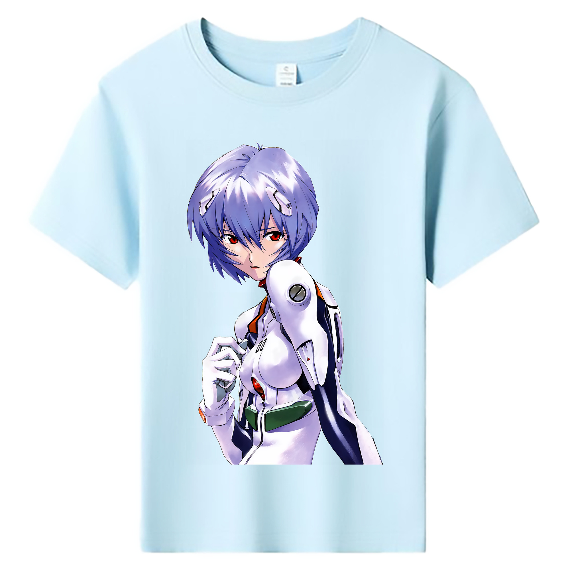 （画像用） EVA 新世紀エヴァンゲリオン 綿100％キッズTシャツ（フロントプリント）